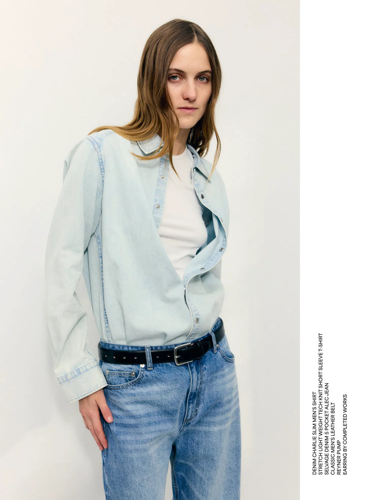 Charlie Men's Slim Denim Shirt