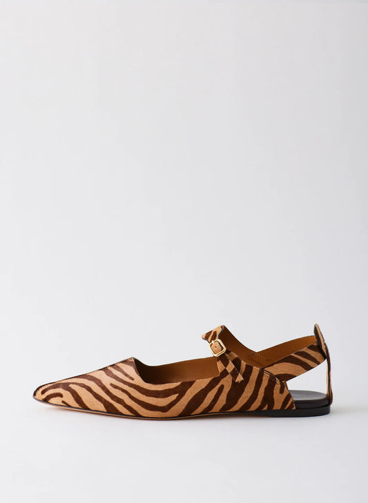 Pony Zebra Print Rudolph Sandal