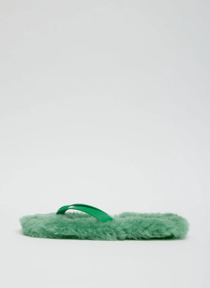 Bryan Shearling Flip Flop