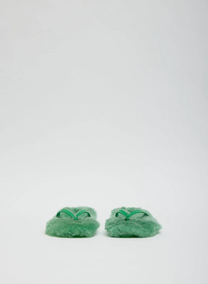 Bryan Shearling Flip Flop