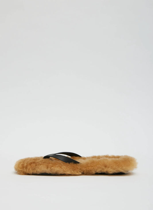 Bryan Shearling Flip Flop