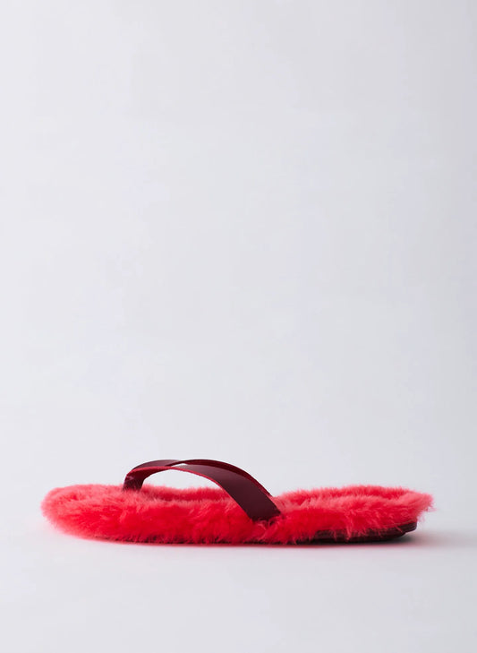 Bryan Shearling Flip Flop
