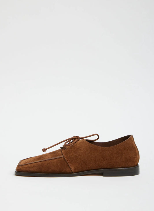Suede Brody Square Toe Loafer