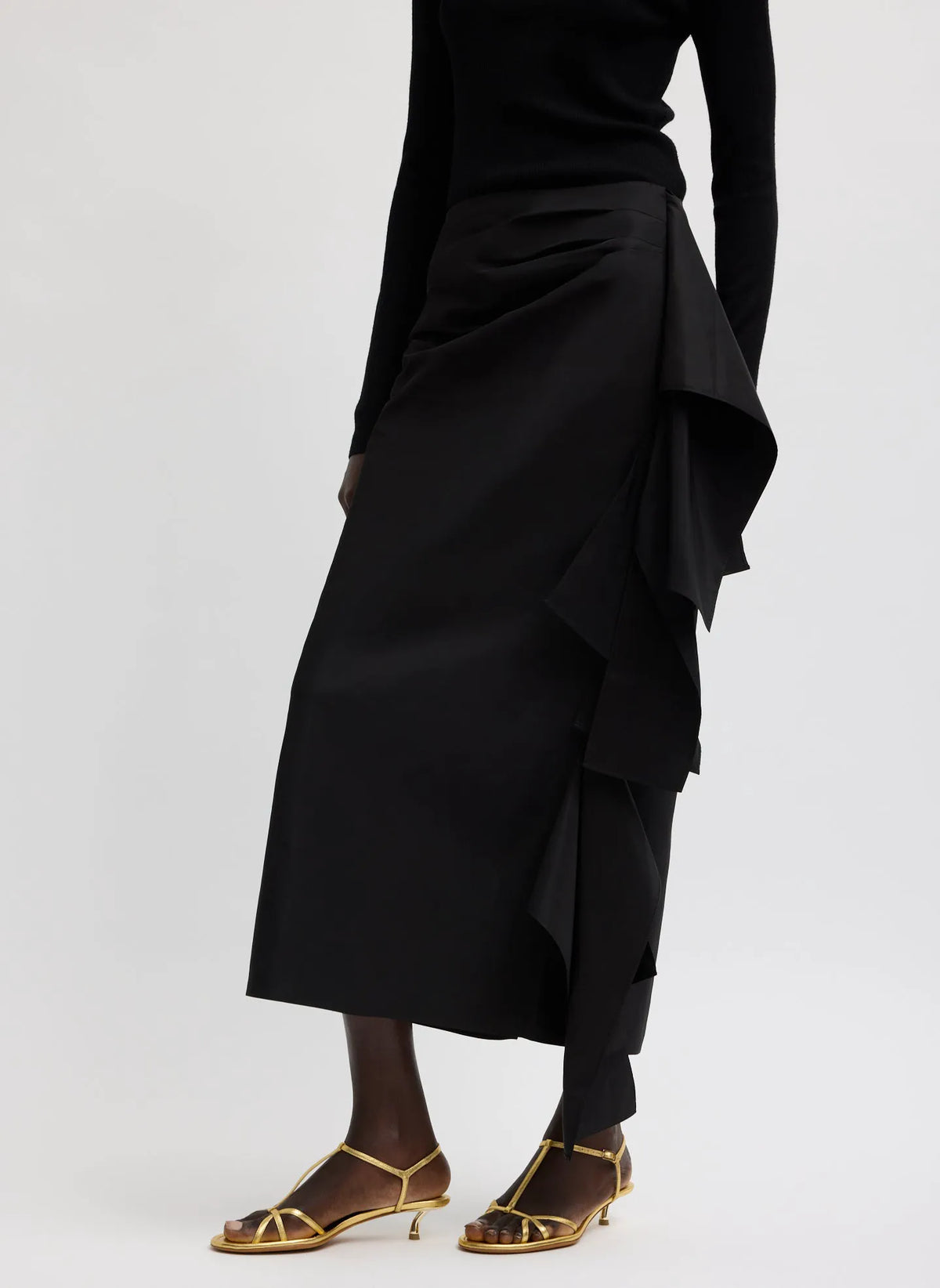 Italian Sporty Nylon Ribbon Skirt