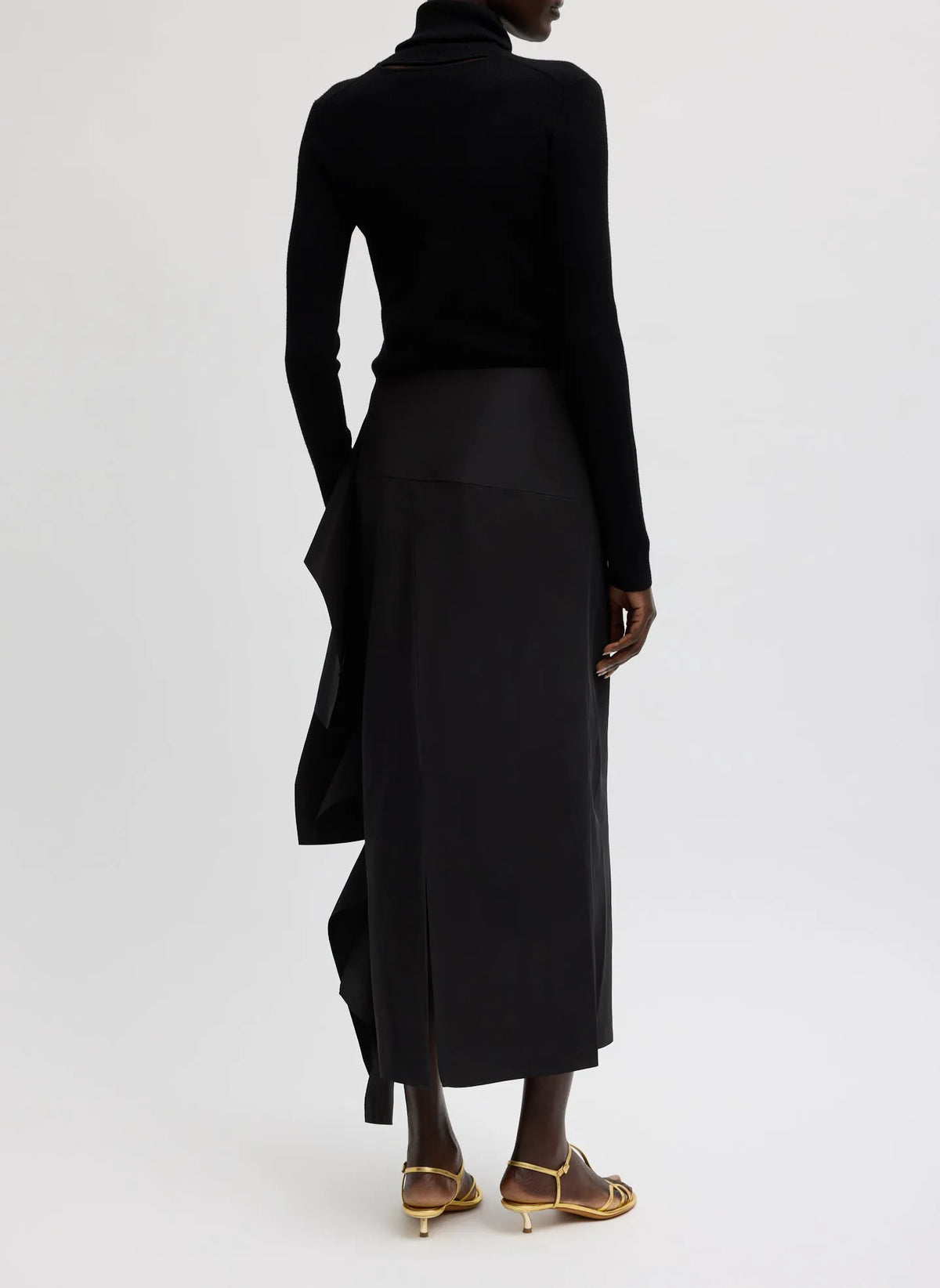 Italian Sporty Nylon Ribbon Skirt