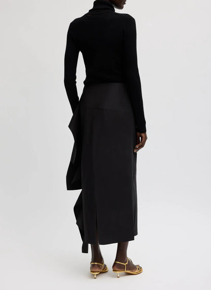 Italian Sporty Nylon Ribbon Skirt