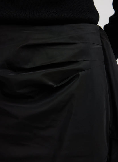 Italian Sporty Nylon Ribbon Skirt