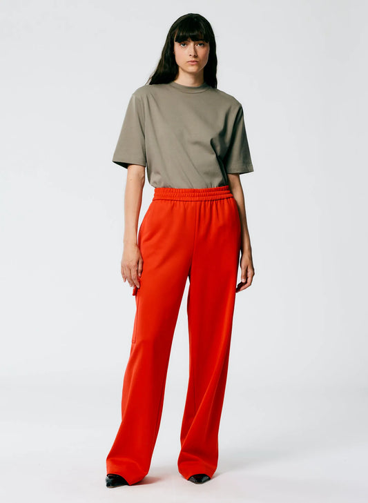 Active Knit Wide Leg Pull On Pant