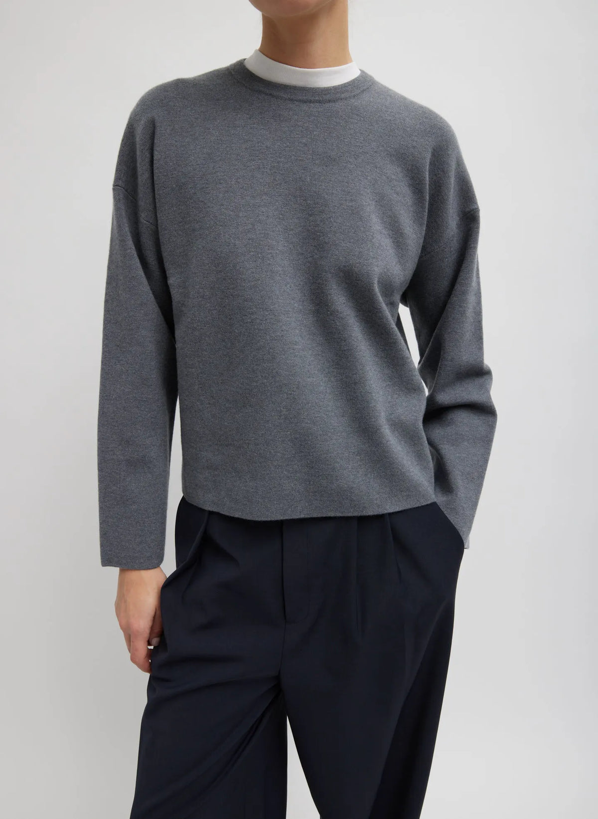 Double Faced Cashmere Oversized Easy Sweater