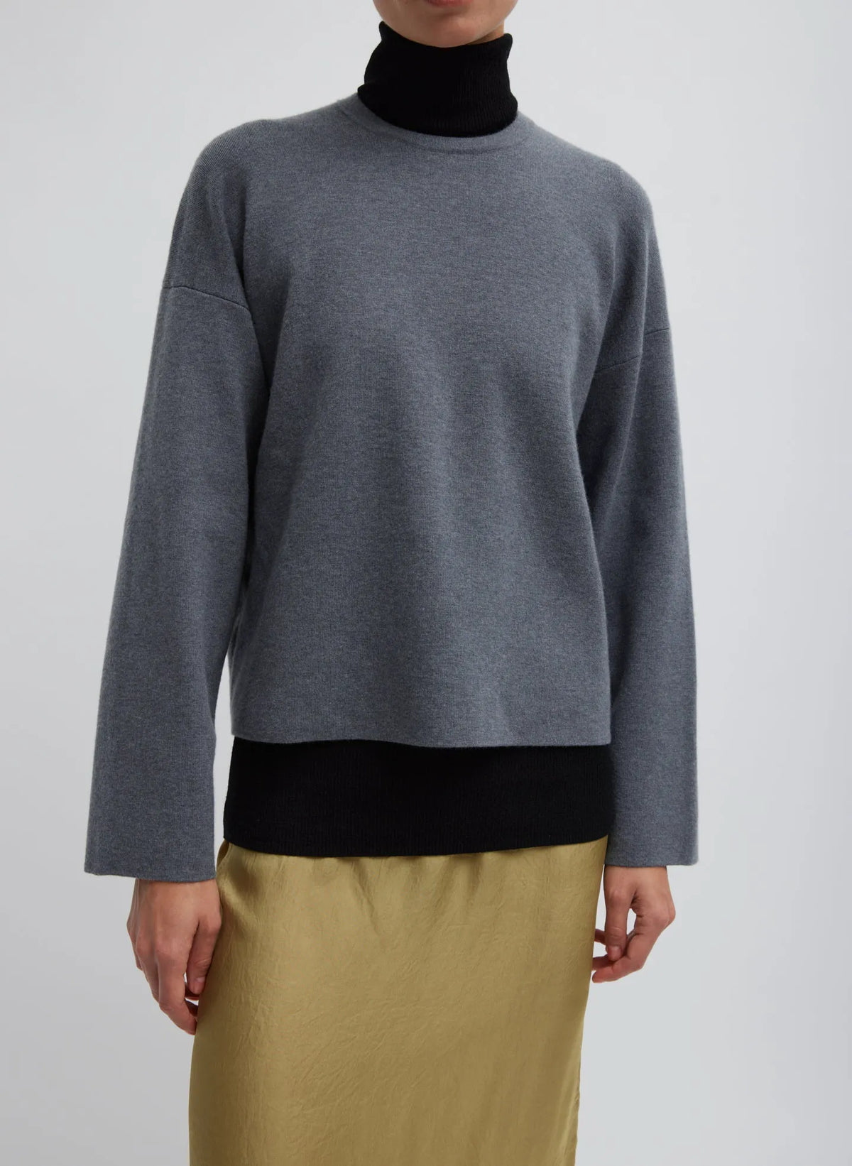 Double Faced Cashmere Oversized Easy Sweater