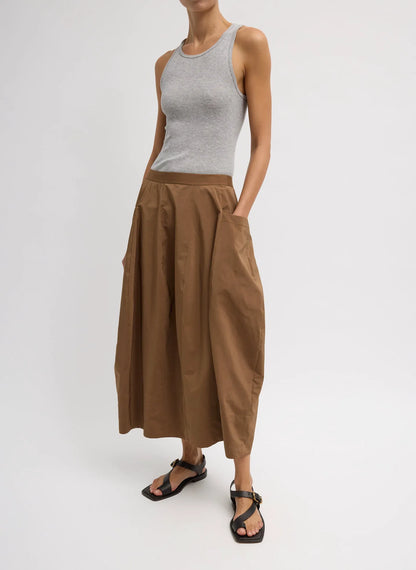 Circular Fine Rib T-Shirt Tank