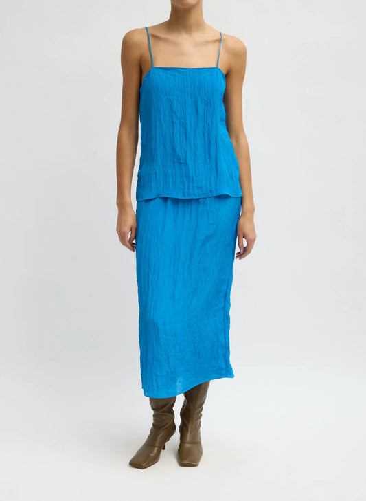 The Crinkle Slip Skirt