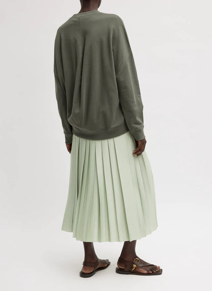 Feather Weight Pleated Pull On Skirt