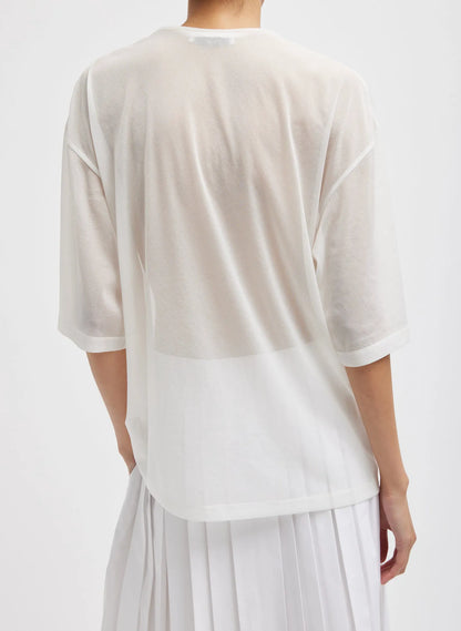 Sheer Gauze Easy T-Shirt