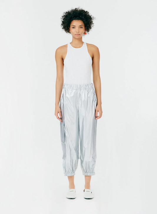 Metallic Nylon Pull On Wilt Jogger