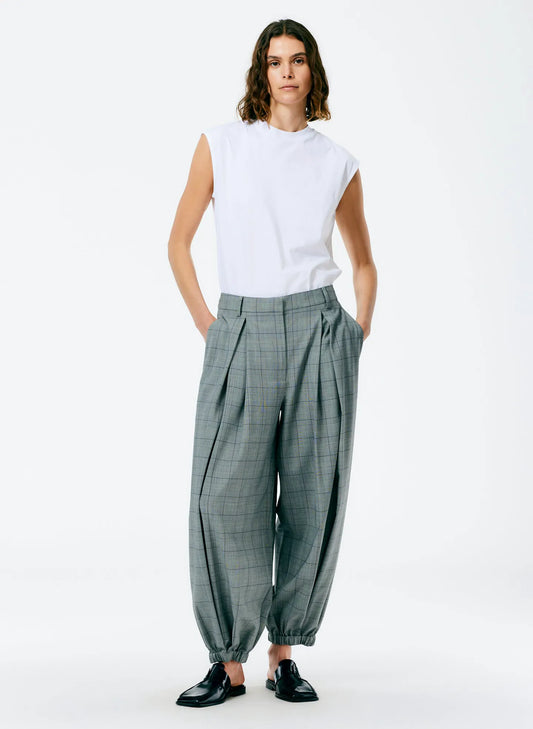 Menswear Suiting Pleated Balloon Pant - Long