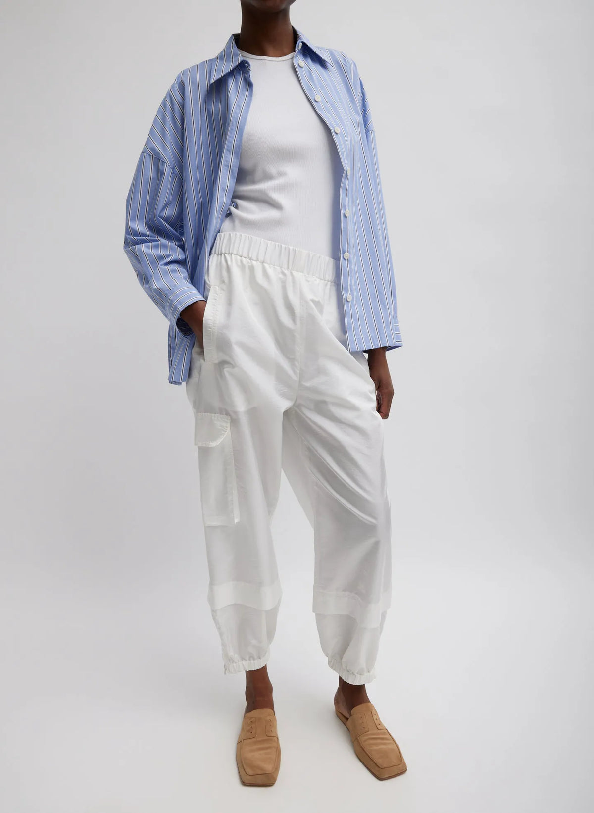 Crispy Nylon Wilt Pull On Jogger
