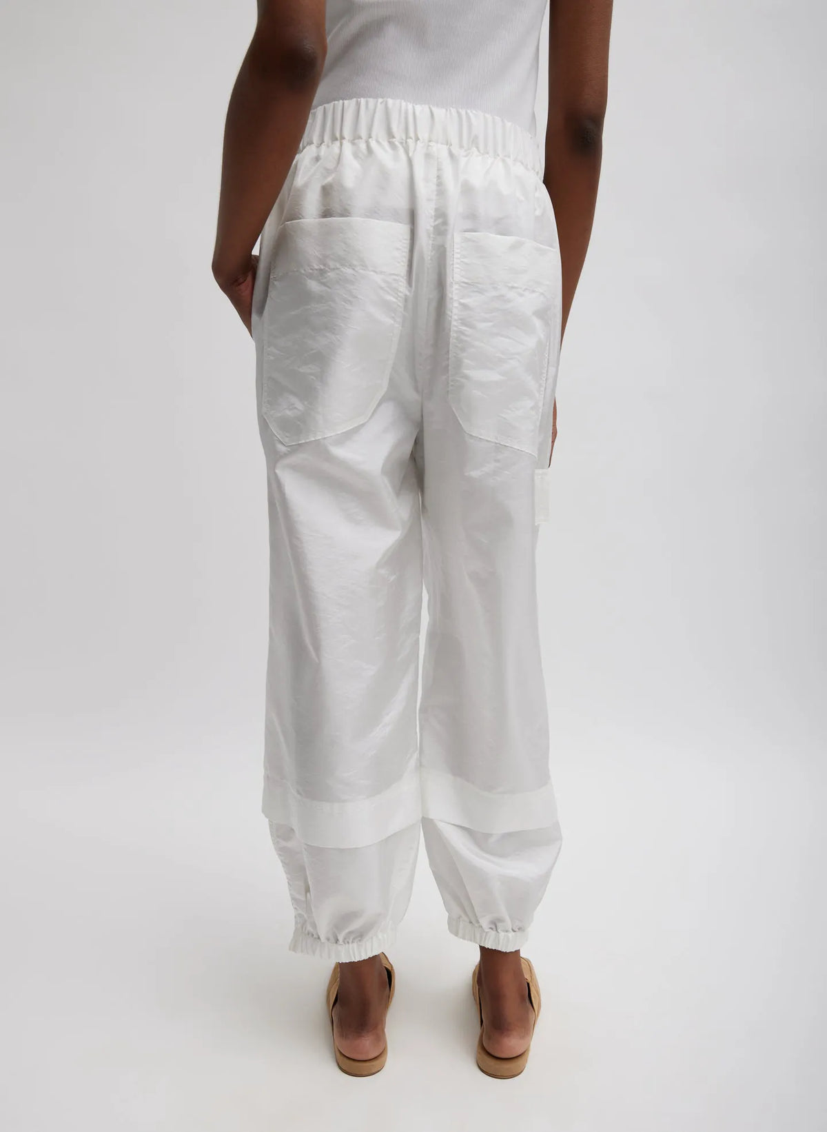 Crispy Nylon Wilt Pull On Jogger