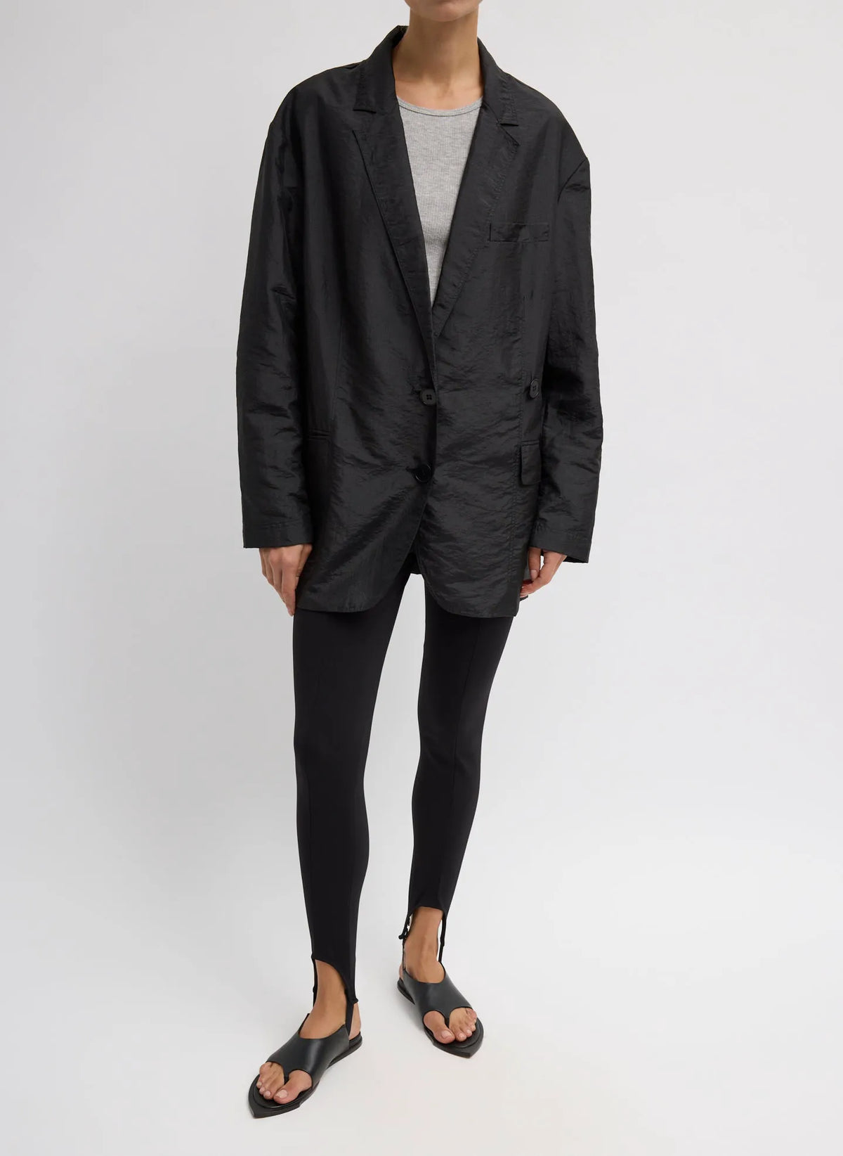 Crispy Nylon Liam Blazer