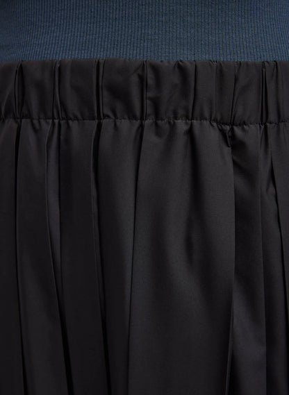 Nylon Pleated Pull On Skirt