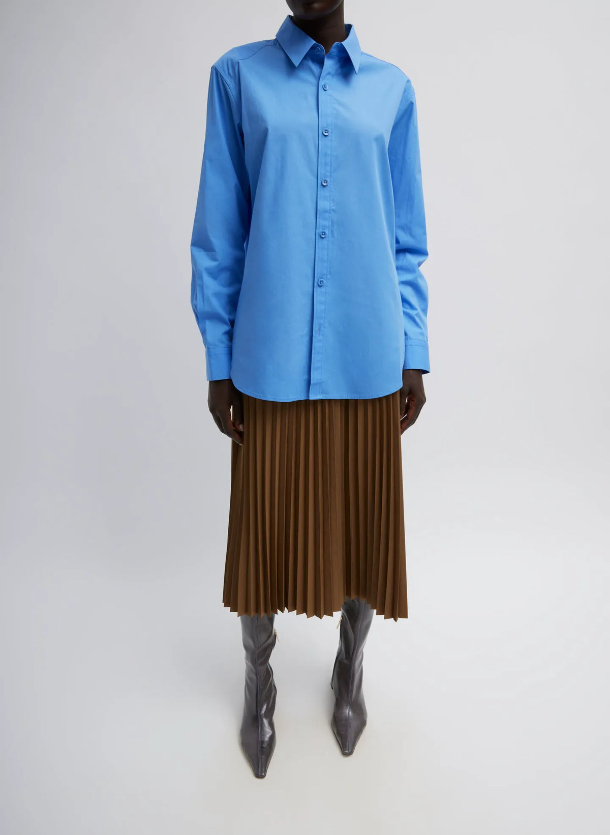 Nylon Pleating Sunray Pull On Skirt