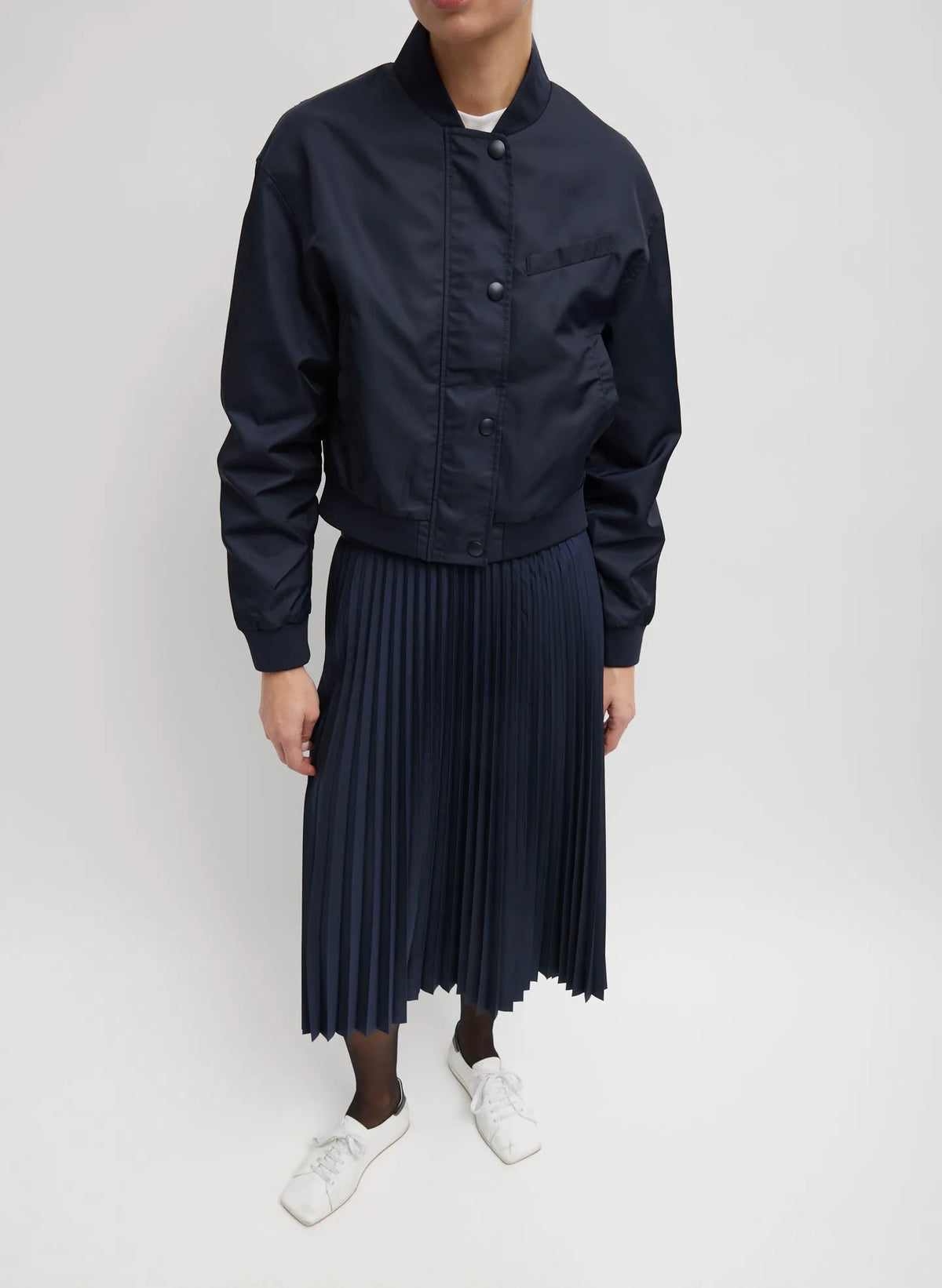 Nylon Pleating Sunray Pull On Skirt