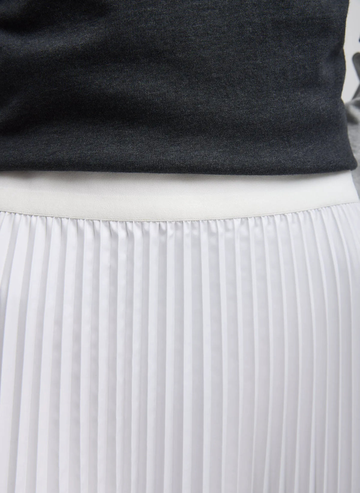 Nylon Pleating Sunray Pull On Skirt