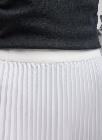 Nylon Pleating Sunray Pull On Skirt