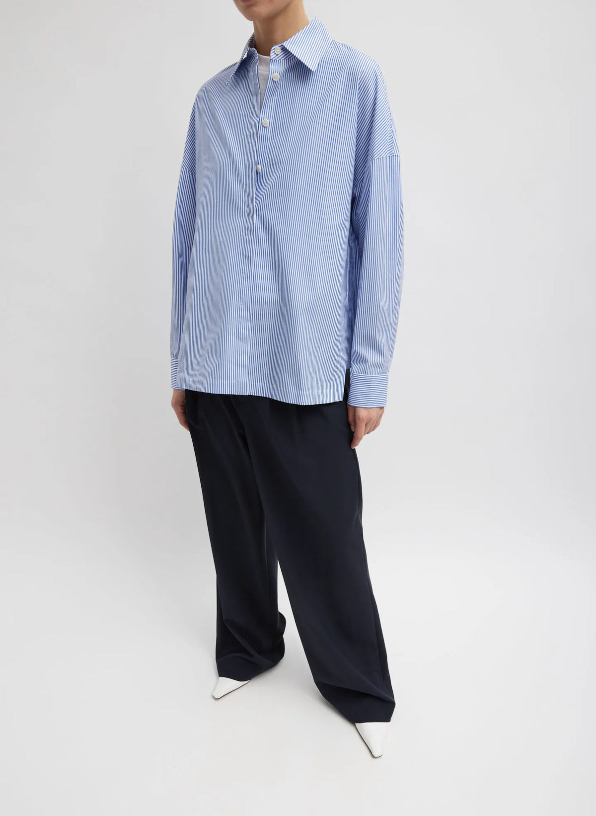 Striped Shirting Gabe Oversized Shirt