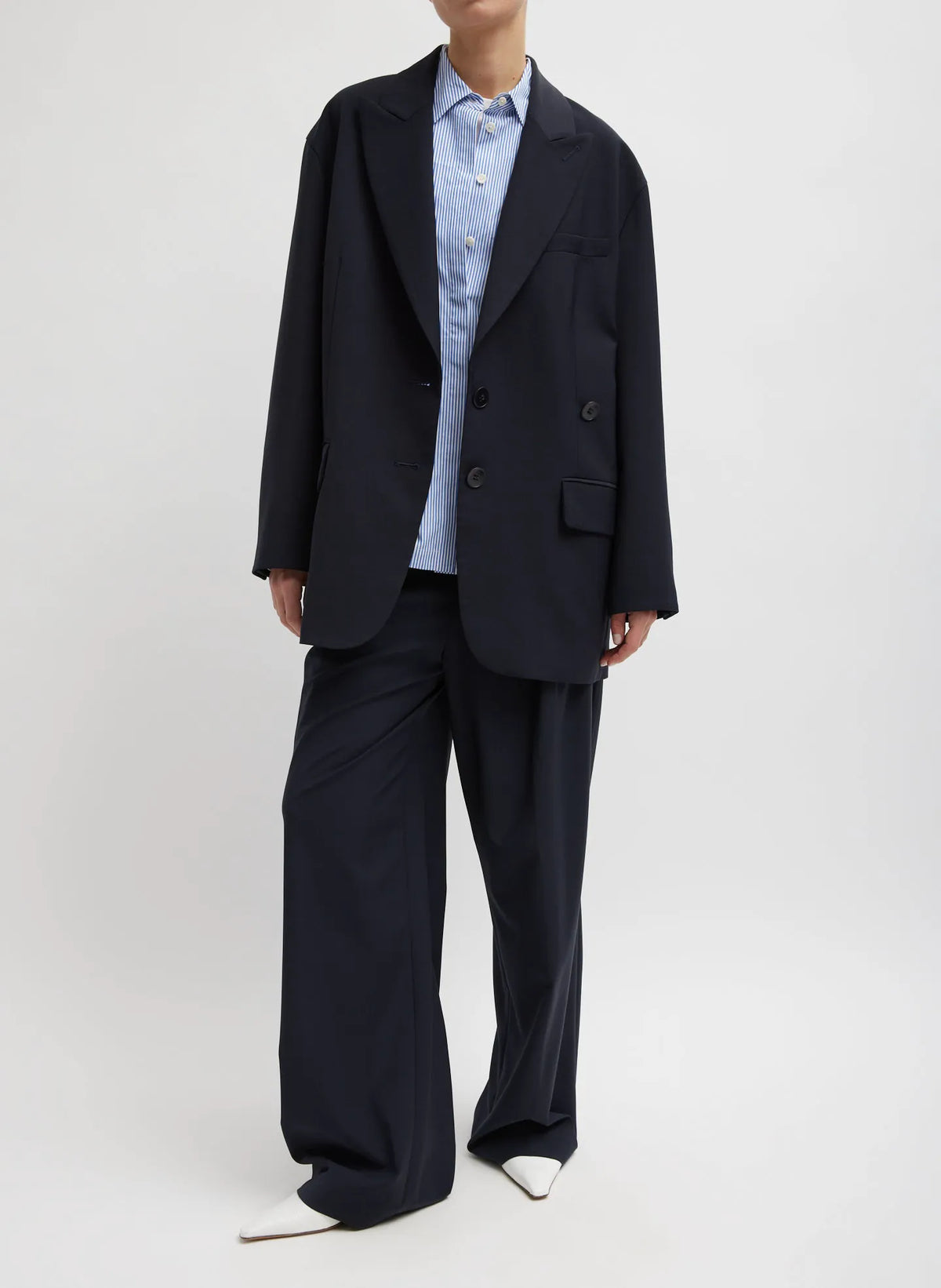 Striped Shirting Gabe Oversized Shirt