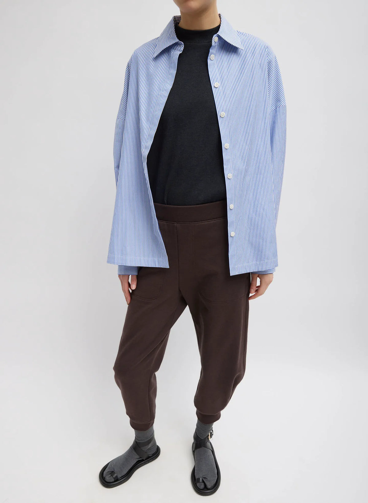 Striped Shirting Gabe Oversized Shirt