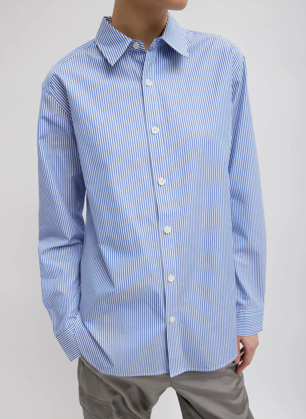 Striped Shirting Charlie Men's Slim Shirt