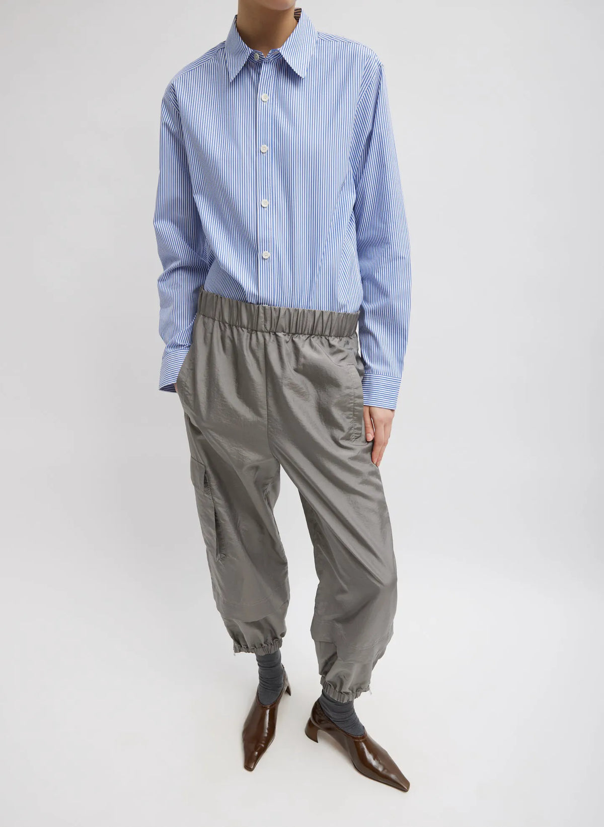 Striped Shirting Charlie Men's Slim Shirt