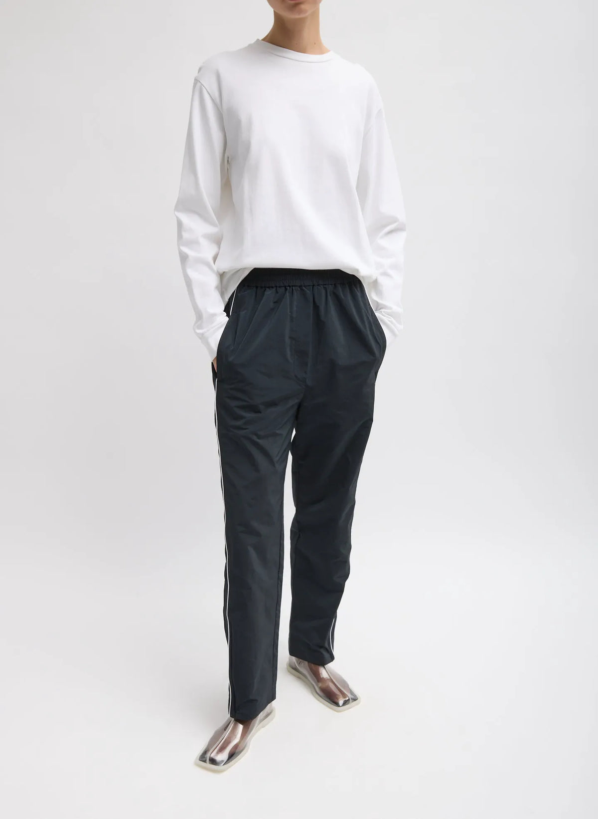 Nylon Piped Jogger
