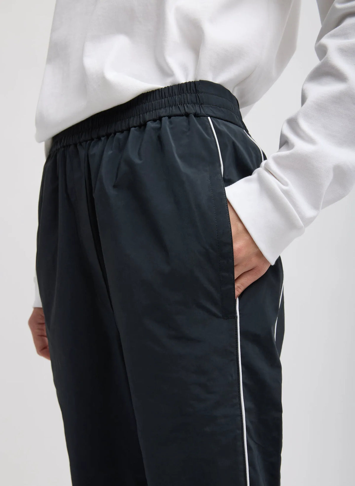 Nylon Piped Jogger