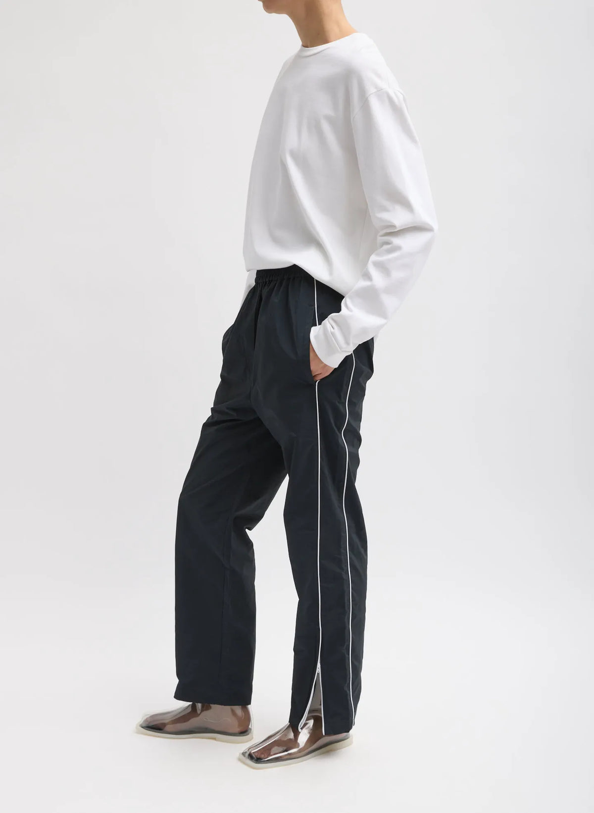 Nylon Piped Jogger