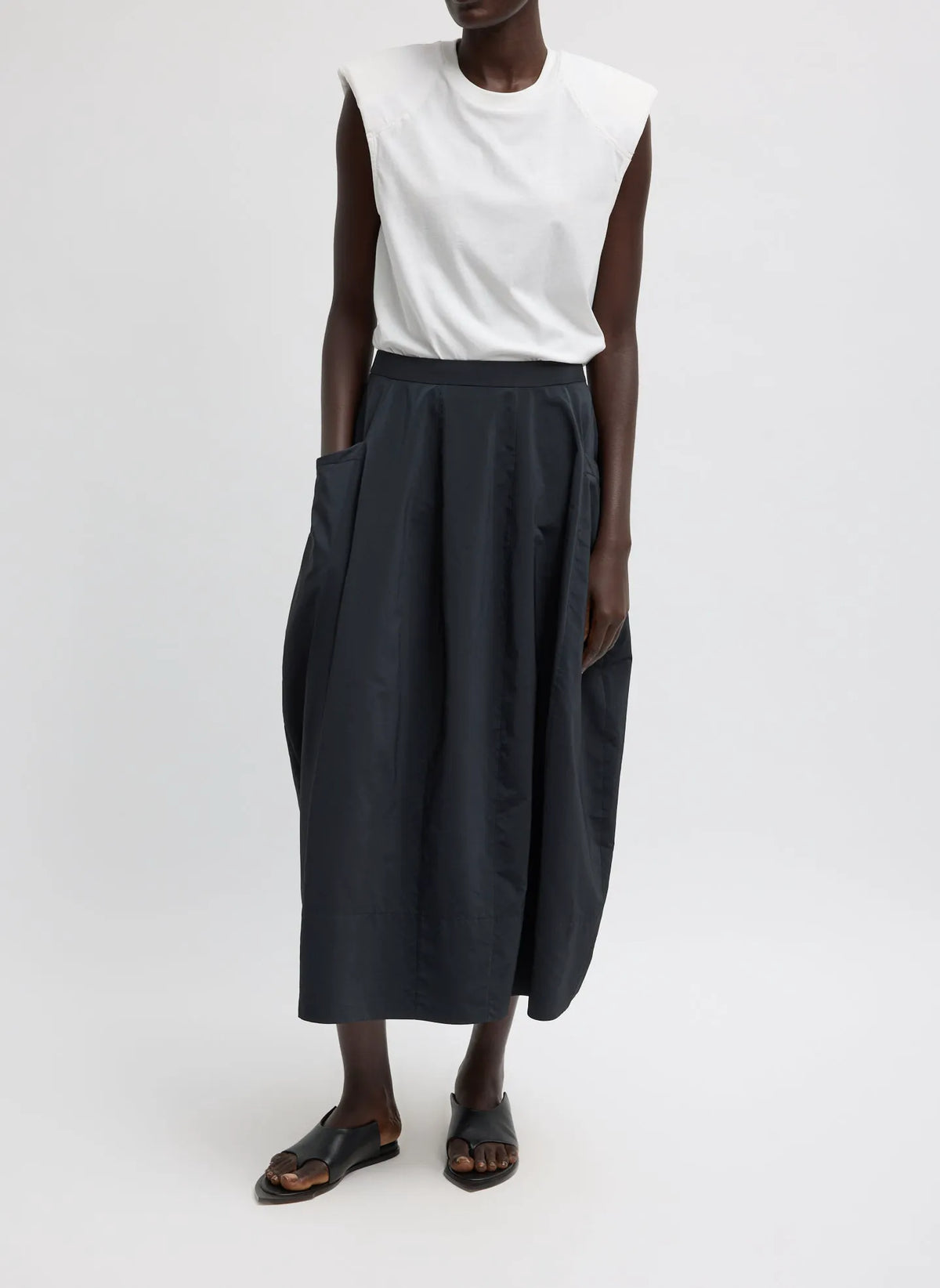 Nylon Lantern Skirt