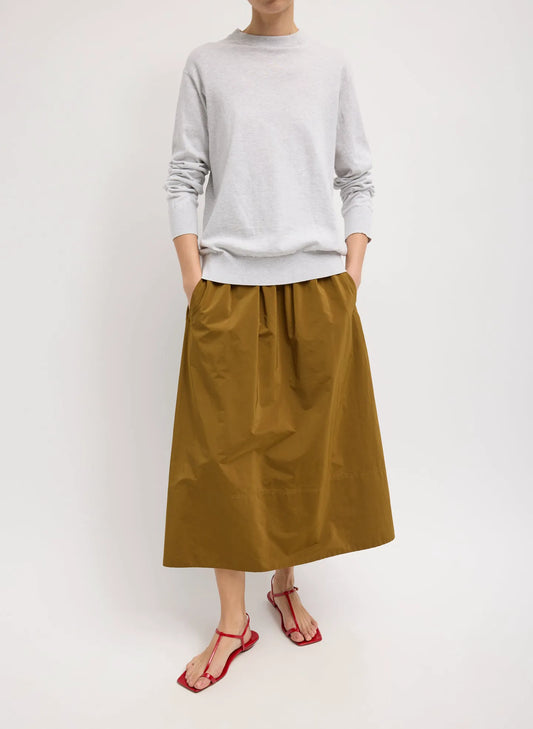 Nylon Pull On Full Skirt