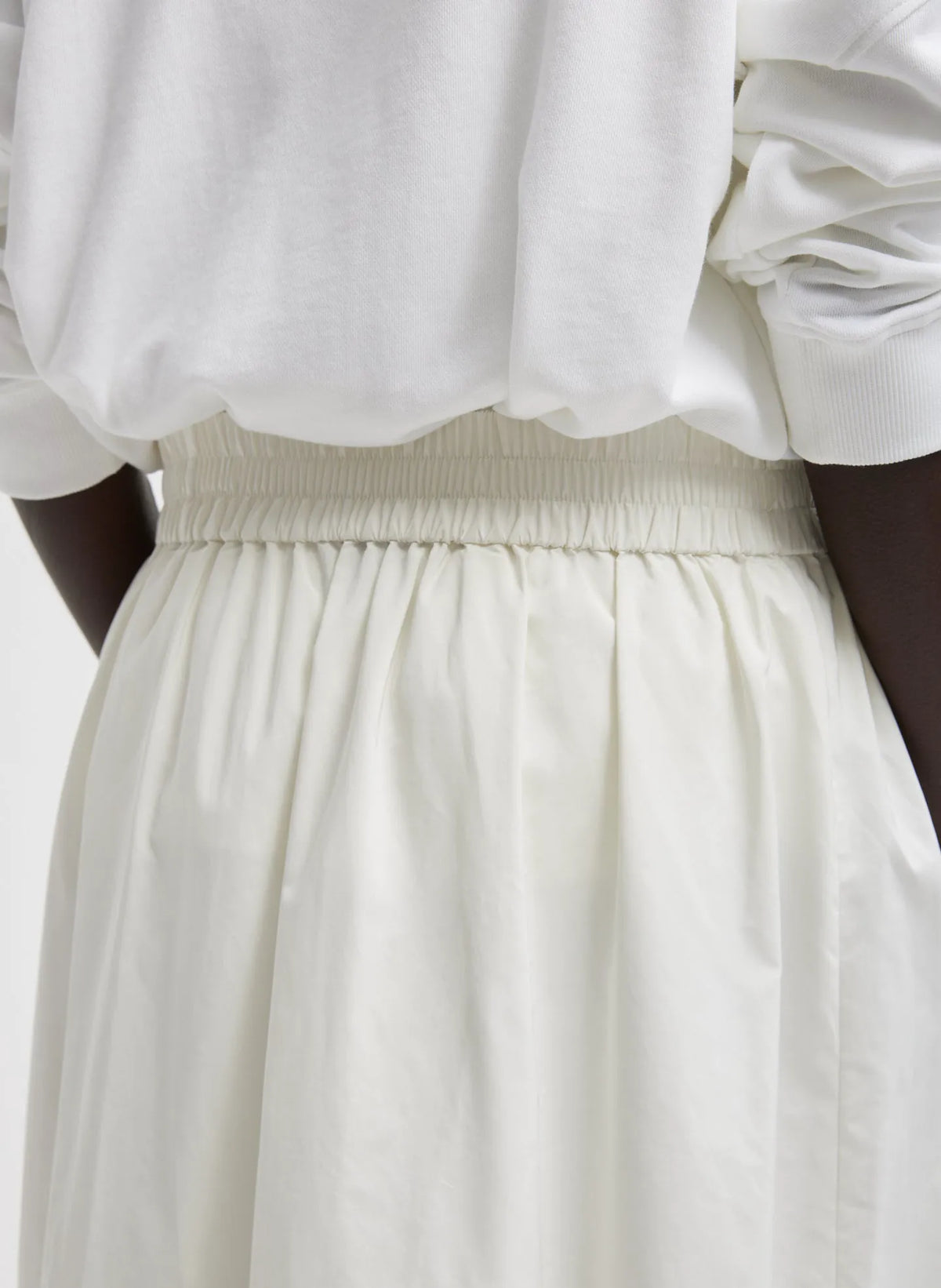 Nylon Pull On Full Skirt
