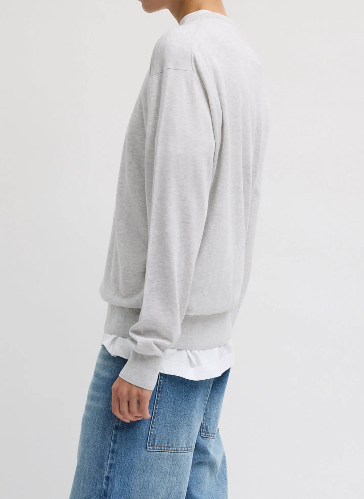 Super Fine Gauge Perfect V-Neck Men's Pullover