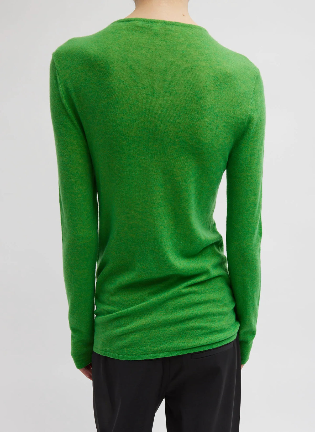 Skinlike Mercerized Wool Soft Sheer Pullover