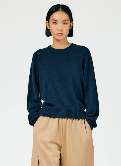 Feather Weight Cashmere Open Sleeve Cocoon Sweater