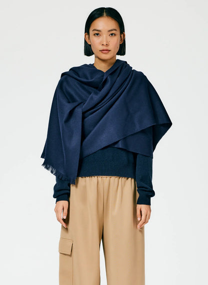 Feather Weight Cashmere Open Sleeve Cocoon Sweater