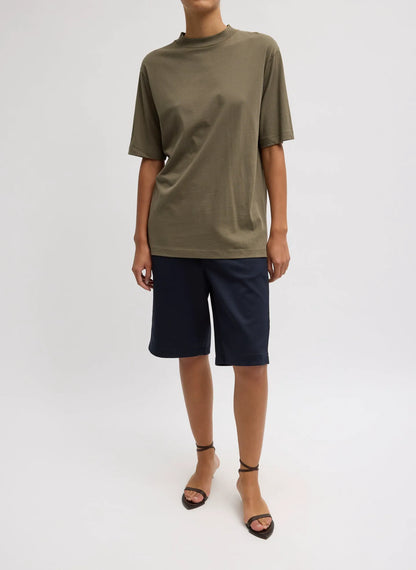 Mock Neck Unisex T-Shirt