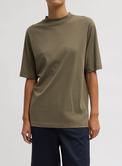 Mock Neck Unisex T-Shirt