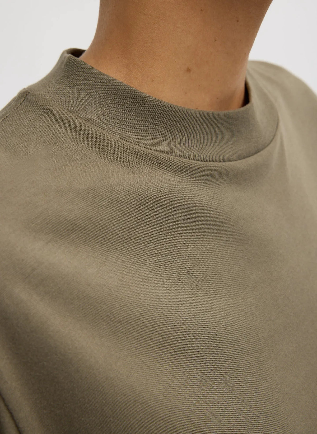 Mock Neck Unisex T-Shirt