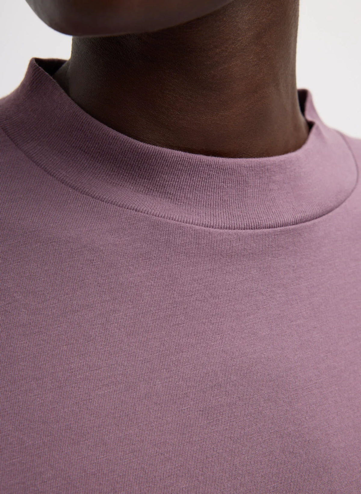 Mock Neck Unisex T-Shirt