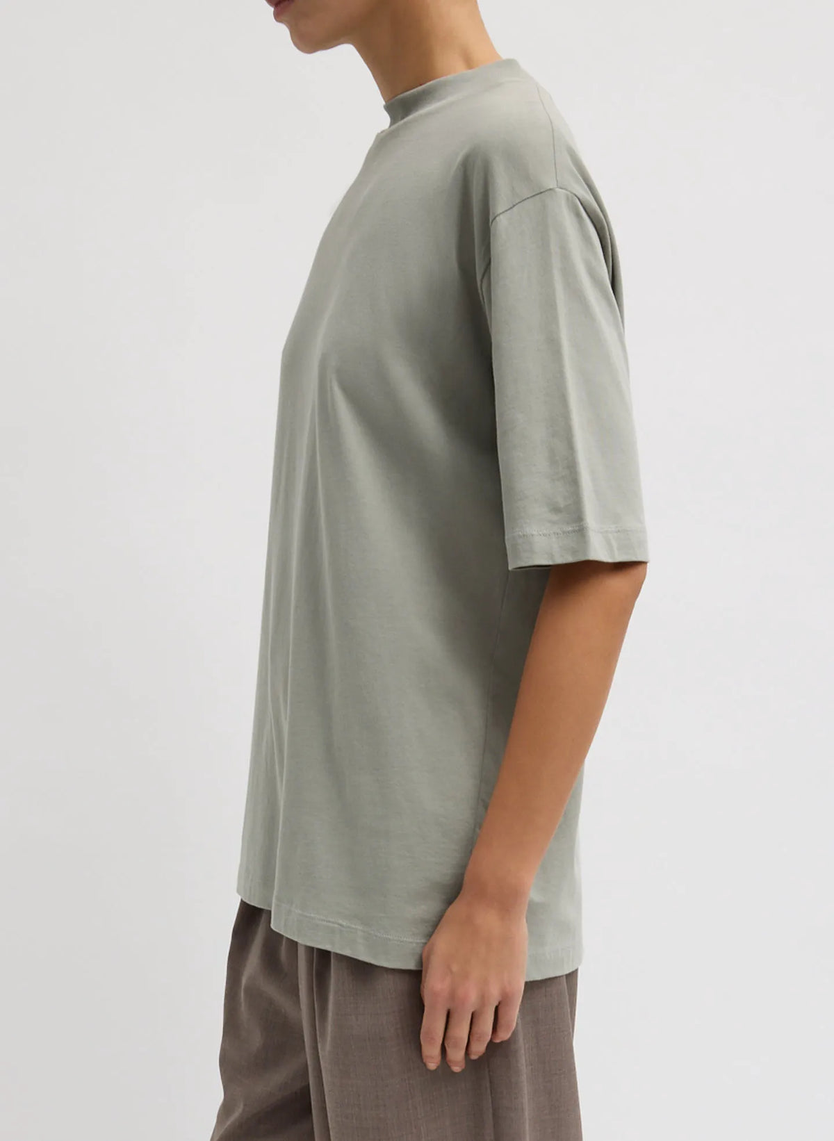 Mock Neck Unisex T-Shirt