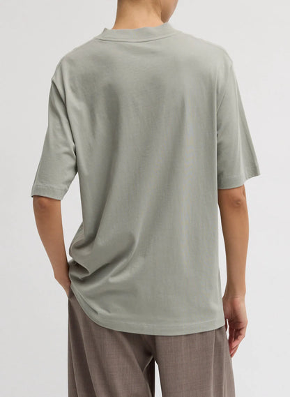 Mock Neck Unisex T-Shirt