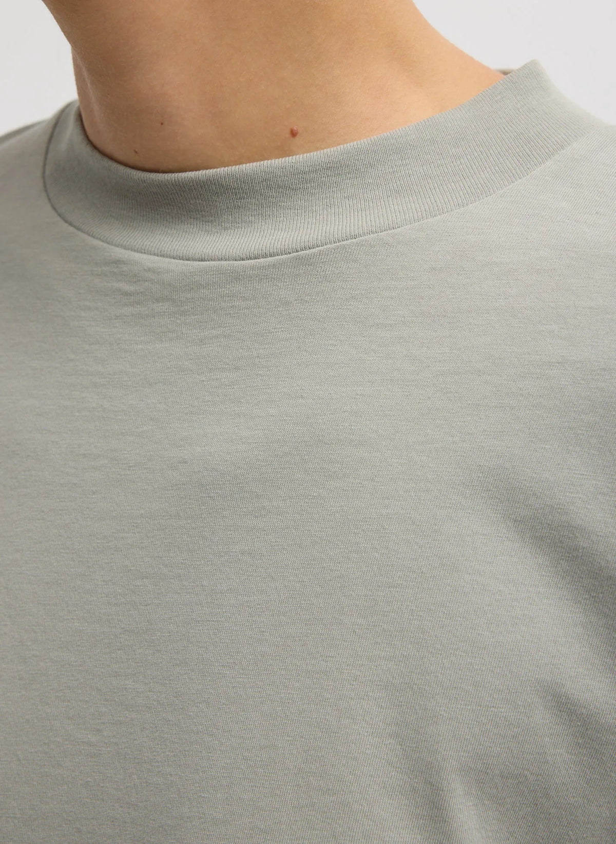 Mock Neck Unisex T-Shirt
